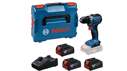 Изображение Akumulatora urbjmašīna-skrūvgriezis Bosch GSR18V-52; 18 V; 3x5,0 Ah akum. + L-Boxx 136
