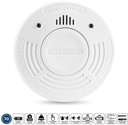 Изображение Alecto Smoke Detector with 10 year battery and sensor runtime