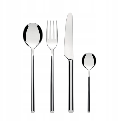 Picture of Alessi Clivo cutlery set 24 pcs. silver