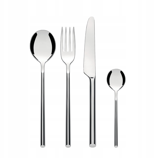 Picture of Alessi Clivo cutlery set 24 pcs. silver