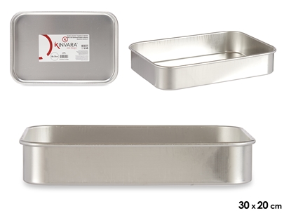 Attēls no Aluminium baking dish, 5.5×31×21.5 cm, 87584, Kinvara
