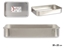 Picture of Aluminium baking dish, 6×36×23.5 cm, 87585, Kinvara