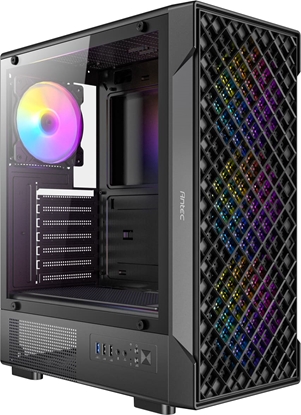 Picture of Antec VX-320 ARGB ATX, Micro-ATX, ITX Mid-Tower Gaming PC Case, black