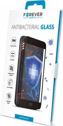 Изображение Antybakteryjne Szko hartowane Tempered Glass Forever do iPhone 7 Plus / iPhone 8 Plus czarna ramka