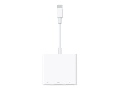 Attēls no Apple - Adapter - USB-C male to USB, HDMI, USB-C (power only) female - 4K(3840 x 2160) support