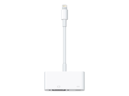 Attēls no Apple - Adapter - VGA - Lightning male to 15 pin D-Sub (DB-15), Lightning female - 1080p support