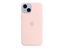 Attēls no Apple - Back cover for mobile phone - MagSafe compatibility - silicone - chalk pink - for iPhone 14