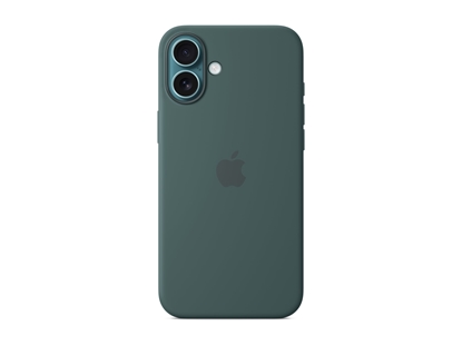 Attēls no Apple - Back cover for mobile phone - MagSafe compatibility - silicone - lake green - for iPhone 16 Plus