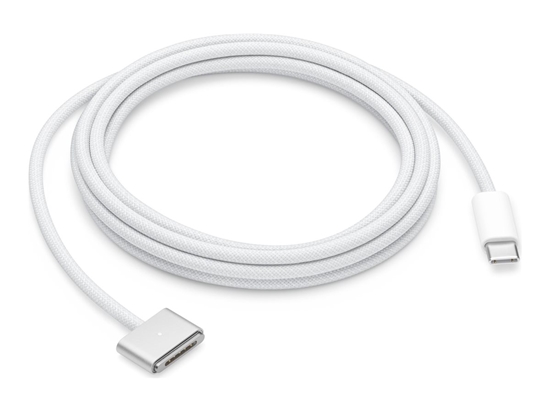 Picture of Apple - Power cable - USB-C (M) to MagSafe 3 (M) magnetic - 2 m - silver