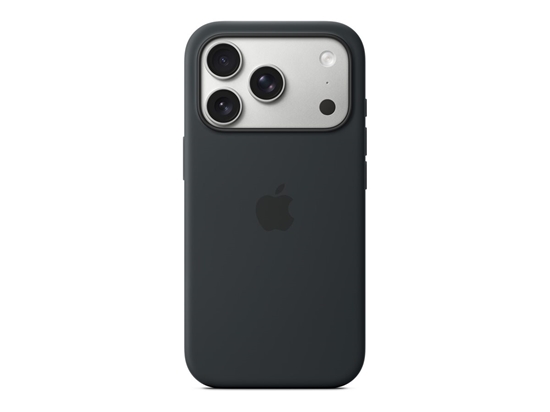 Picture of Apple - Protective cover for mobile phone - MagSafe compatibility - silicone - black - for iPhone 17 Pro