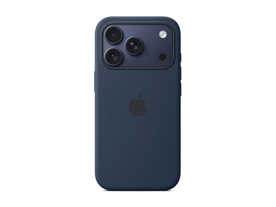 Picture of Apple - Protective cover for mobile phone - MagSafe compatibility - silicone - midnight - for iPhone 17 Pro