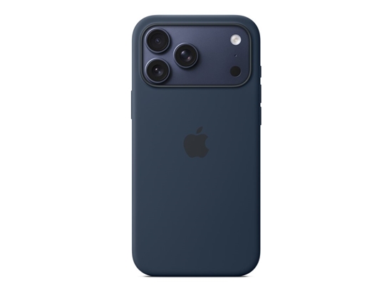 Picture of Apple - Protective cover for mobile phone - MagSafe compatibility - silicone - midnight - for iPhone 17 Pro Max
