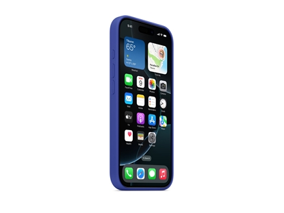 Attēls no Apple - Protective cover for mobile phone - MagSafe compatibility - silicone - ultramarine - for iPhone 16 Pro