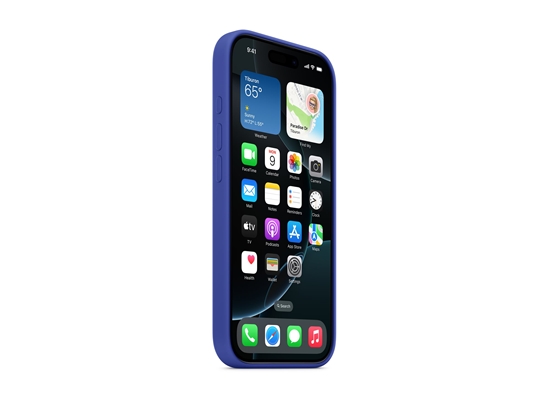 Picture of Apple - Protective cover for mobile phone - MagSafe compatibility - silicone - ultramarine - for iPhone 16 Pro