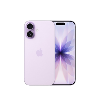 Picture of Apple iPhone 17 - 5G smartphone - dual-SIM / Internal Memory 256 GB - OLED display - 6.3" - 2622 x 1206 pixels (120 Hz) - 2x rear cameras 48 MP, 48 MP - front camera 18 Megapixel - lavender