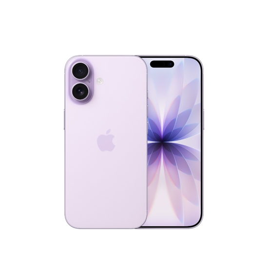 Picture of Apple iPhone 17 - 5G smartphone - dual-SIM / Internal Memory 256 GB - OLED display - 6.3" - 2622 x 1206 pixels (120 Hz) - 2x rear cameras 48 MP, 48 MP - front camera 18 Megapixel - lavender