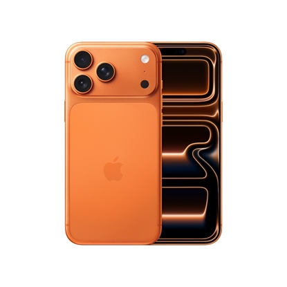 Picture of Apple iPhone 17 Pro Max - 5G smartphone - dual-SIM / Internal Memory 256 GB - OLED display - 6.9" - 2868 x 1320 pixels (120 Hz) - 3x rear cameras 48 MP, 48 MP, 48 MP - front camera 18 Megapixel - cosmic orange