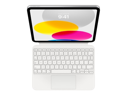 Picture of Apple Magic Keyboard Folio - Keyboard and folio case - with trackpad - Apple Smart connector - QWERTY - Russian - for iPad Wi-Fi (10th generation)