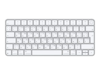 Picture of Apple Magic Keyboard with Touch ID - Keyboard - USB-C - wireless - Bluetooth - QWERTY - Russian