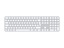 Attēls no Apple Magic Keyboard with Touch ID and Numeric Keypad - Keyboard - USB-C - wireless - Bluetooth - QWERTY - International English - white keys