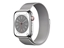Picture of Apple Watch Series 8 (GPS + Cellular) - 45 mm - silver stainless steel - smart watch with milanese loop - wrist size: 150-200 mm - 32 GB - Wi-Fi, LTE, Bluetooth, UWB - 4G - 51.5 g