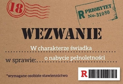 Picture of Armin Style Zaproszenie Urodziny Osiemnastka ZA-104 (10szt.)