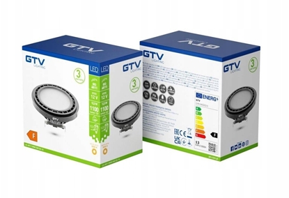 Picture of arówka LED G53 AR111 12,5W 1100lm 3000K DC12V 120st. czarny LD-AR111WW13W120-10