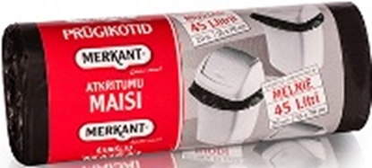 Attēls no Atkritumu maisi 45l, 55x70cm, HDPE, 0,195kg, 12mk., 20 gab. Merkant