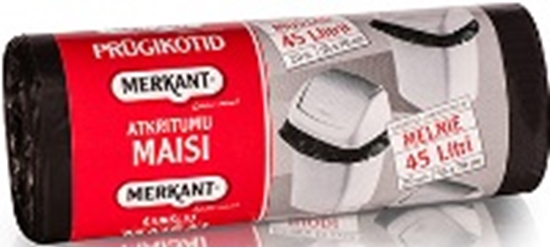 Picture of Atkritumu maisi 45l, 55x70cm, HDPE, 0,195kg, 12mk., 20 gab. Merkant