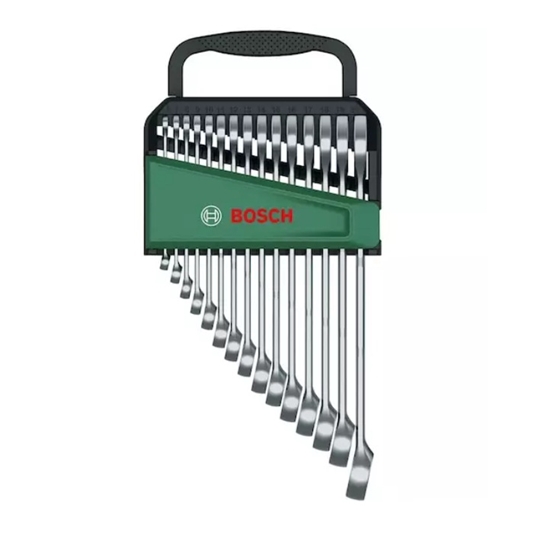 Изображение Atslēgu komplekts Bosch 1600A02Z9E; 6-21 mm; 15 gab.