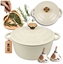 Picture of Atusa EMALIOWANY GARNEK ELIWNY 22cm 3L HAGE CREAM