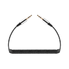 Изображение Audio kabelis mini jack 3.5mm male uz mini jack 3.5mm male | 1m | Spirālveida kabelis | Rebel