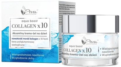 Изображение Ava AVA LABORATORIUM_Aqua Boost Collagen aksamitny kremo-el do twarzy na dzie 50ml