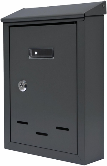 Изображение Goodhome AW Skrzynka na listy Antracyt 02 300x200x65mm