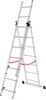 Изображение AWTools AWTOOLS DRABINA ALUMINIOWA BASIC 3x6 STOPNI 150KG