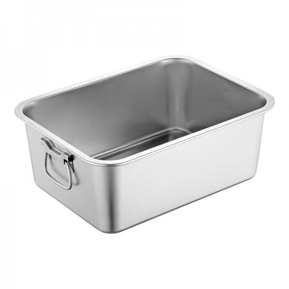 Picture of Baking Form Rosberg 51222K4515, Rectangular with Handles, 45×35×15 cm, Stainless Steel
