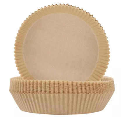 Attēls no Baking parchment paper 100 pieces for air fryers Ø16cm Klausberg KB 7779