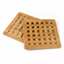 Picture of Bamboo coasters 2 pcs, KINGHoff, KH 1216 dimensions: 20 x 20 x 1.2 cm