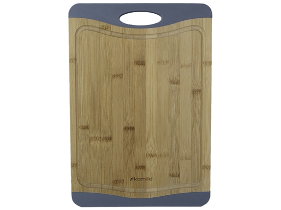Изображение Bamboo cutting board 36.5 × 25.3 × 1.5 cm, 10071, KAMILLE