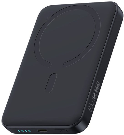 Picture of Baseus EnerFill FM11 Ultra-Mini 10000mAh 22.5W MagSafe Compatible Power Bank with Baseus Simple USB-C 20V/3A 30cm Cable - Black