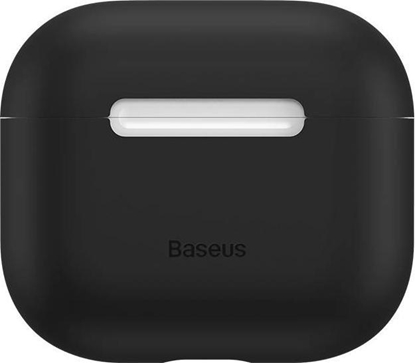 Picture of Baseus Etui ochronne Baseus Superthin na suchawki Apple AirPods 3 (czarne) (WIAPPOD-CBZ01) - 030540