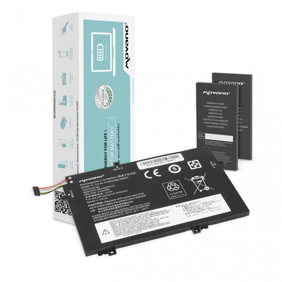 Picture of Bateria 01AV463 SB10K97610 do Lenovo L480 L490 L580 L590 L14 L15 - 4100 mAh (46 Wh)
