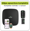 Изображение Bezvadu GSM / Ethernet apsardzes STARTA signalizācijas komplekts :: Melns AJAX