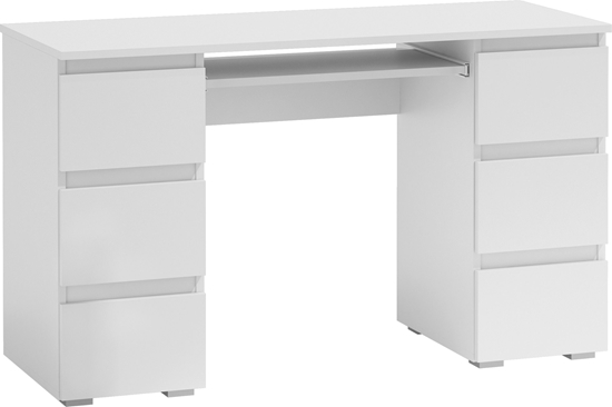 Изображение Biurko Topeshop BIURKO KUBA - BIEL () - KUBA BIEL MAT KPL