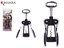 Attēls no Black chrome-plated corkscrew, 200 g, 4.5×20.5×7.5 cm, 81572, Kinvara