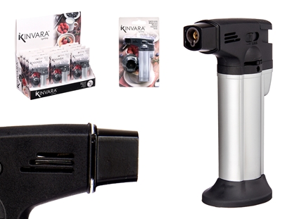 Attēls no Black silver blowtorch, 11×7.2×4 cm, 83595, Kinvara