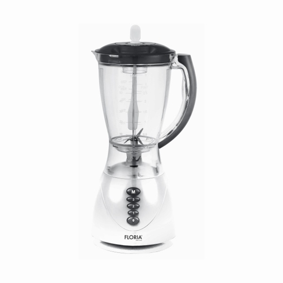 Picture of Blender FLORIA ZLN 3081 White, Power 300W, Capacity 1.5L, 3 speeds, Pulse function, Plastic jar