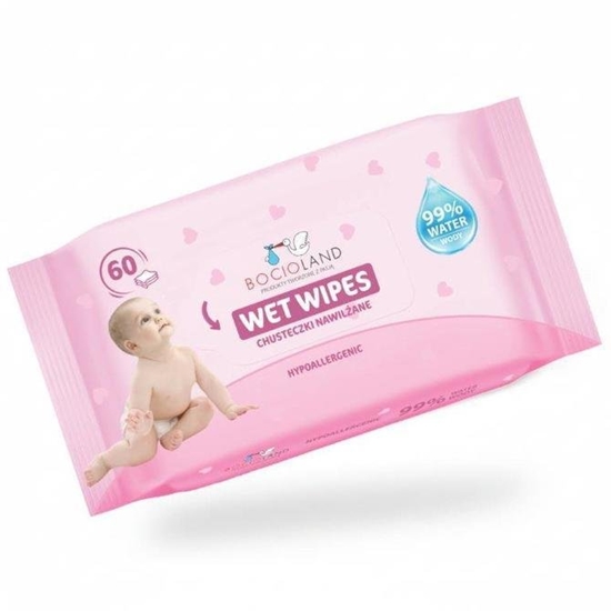 Изображение Bocioland 1530 Chusteczki 99% woda 60 szt BL153