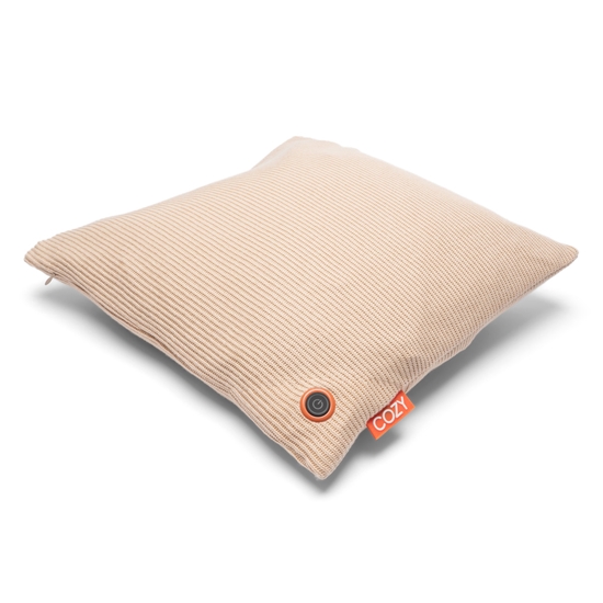 Picture of Bodi-Tek BT-CSHT2-K-BG-PB10 COZY Una Cushion Knitted & Power Bank 10000 mAh, Beige