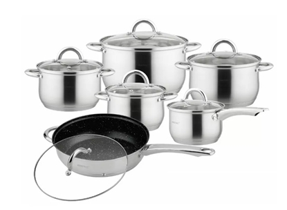 Picture of Boiler set 12 pcs., steel, Kinghoff.